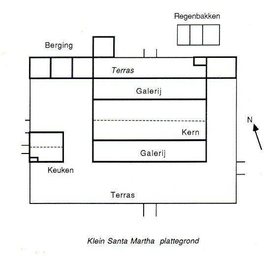 02. Klein Santa Martha plattegrond